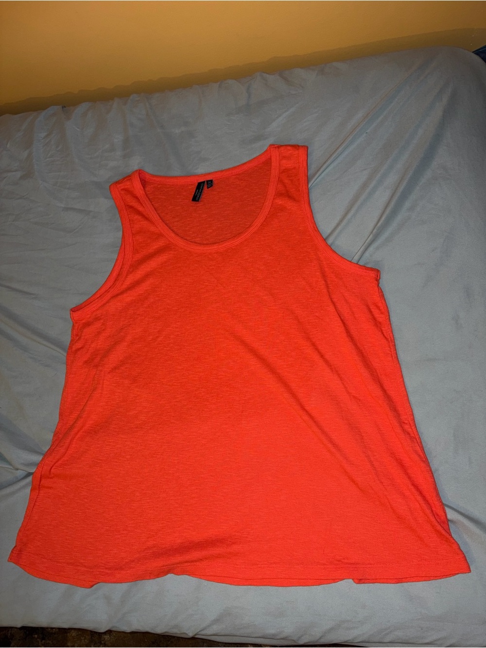 Cynthia Rowley Coral-Orange Sleeveless Tank
